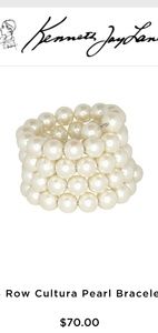 NWT Kenneth Jay Lane Cultura Pearl Bracelet